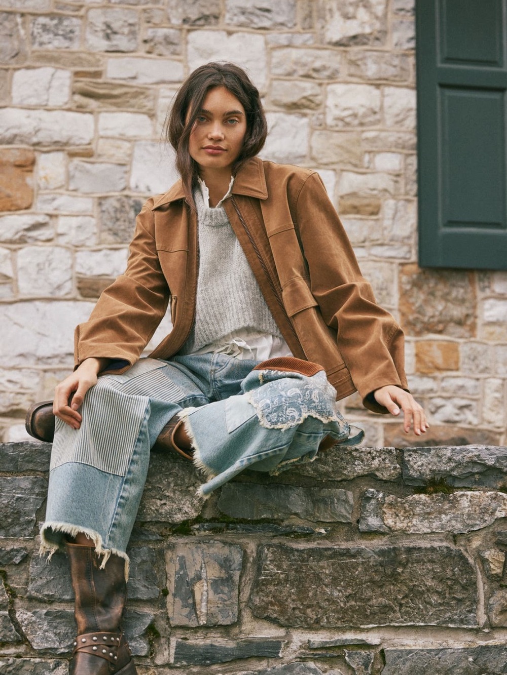 Free People Faux Suede Jacket